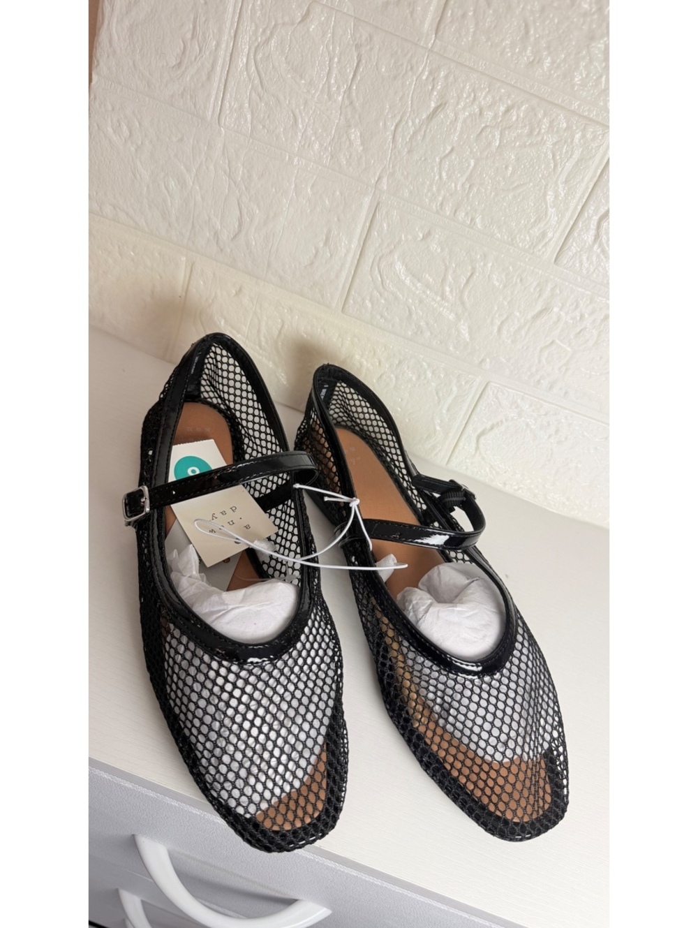 A New Day Women's Black Ballet-shoes size 8